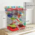 PawHut Hamster Habitat, 5 Tiers with Tunnel Tube System, Exercise Wheel and Water Bottle image thumbnail 3