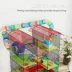 PawHut Hamster Habitat, 5 Tiers with Tunnel Tube System, Exercise Wheel and Water Bottle image thumbnail 7