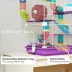 PawHut 5-Tier Hamster Cage with Exercise Wheel, Play Tube, Water Bottle, Dish, Ladder image thumbnail 7
