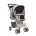PawHut Pet Stroller - Foldable Dog Stroller with Wheels, Reflective Strips, Brake, Pad and Basket image thumbnail 1