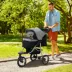 PawHut Small Dog Stroller, 3-Wheel Foldable Pet Stroller with Adjustable Canopy and Zippered Mesh image thumbnail 2