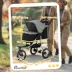 PawHut Small Dog Stroller, 3-Wheel Foldable Pet Stroller with Adjustable Canopy and Zippered Mesh image thumbnail 3