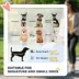 PawHut Small Dog Stroller, 3-Wheel Foldable Pet Stroller with Adjustable Canopy and Zippered Mesh image thumbnail 4