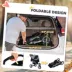 PawHut Small Dog Stroller, 3-Wheel Foldable Pet Stroller with Adjustable Canopy and Zippered Mesh image thumbnail 6
