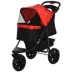 PawHut Small Dog Stroller, 3-Wheel Foldable Pet Stroller with Adjustable Canopy and Zippered Mesh image thumbnail 1