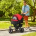 PawHut Small Dog Stroller, 3-Wheel Foldable Pet Stroller with Adjustable Canopy and Zippered Mesh image thumbnail 2