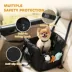 PawHut Dog Car Seat for Small Pets, Dog Booster Car Seat with Cushion and Storage Pockets image thumbnail 4