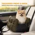 PawHut Dog Car Seat for Small Pets, Dog Booster Car Seat with Cushion and Storage Pockets image thumbnail 5