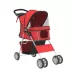 PawHut Pet Stroller - Foldable Dog Stroller with Wheels, Reflective Strips, Brake, Pad and Basket image thumbnail 1