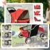 PawHut Pet Stroller - Foldable Dog Stroller with Wheels, Reflective Strips, Brake, Pad and Basket image thumbnail 6