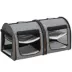 PawHut 39" Travel Pet Carrier, Portable Soft-Sided Cat Carrier with Divider, Two Compartments image thumbnail 1