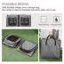 PawHut 39" Travel Pet Carrier, Portable Soft-Sided Cat Carrier with Divider, Two Compartments image thumbnail 4