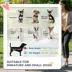 PawHut Foldable Travel Carriage, 4 Wheels Pet Stroller with EVA Wheel Brake and 3-stage Canopy image thumbnail 5