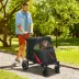PawHut Foldable Pet Stroller with Universal Front Wheels, Shock Absorber, for Dogs up to 66lbs image thumbnail 2