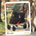 PawHut Foldable Pet Stroller with Universal Front Wheels, Shock Absorber, for Dogs up to 66lbs image thumbnail 3