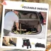 PawHut Foldable Pet Stroller with Universal Front Wheels, Shock Absorber, for Dogs up to 66lbs image thumbnail 5