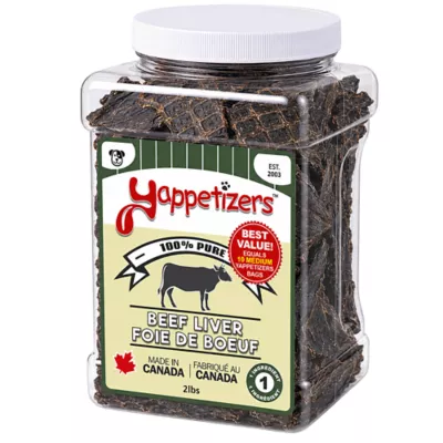 Yappetizers 100% Pure Beef Liver - 2 pounds - Image 1