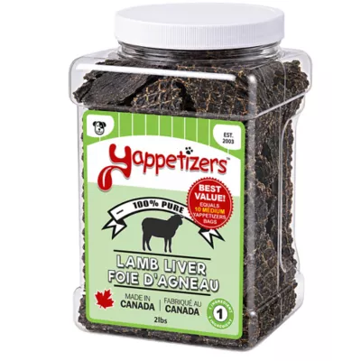 Yappetizers 100% Pure Lamb Liver Bulk - 2 pounds - Image 1