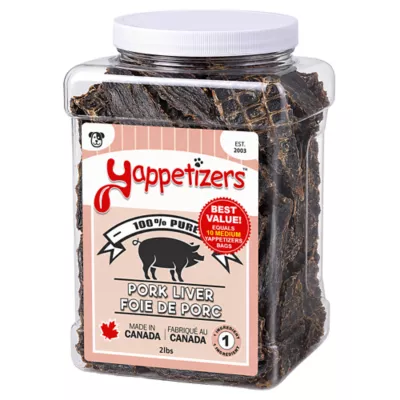 Yappetizers 100% Pure Pork Liver Bulk - 2 pounds - Image 1
