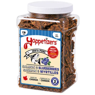 Yappetizers 100% Pure Salmon & Blueberries - 2 pounds - Image 1