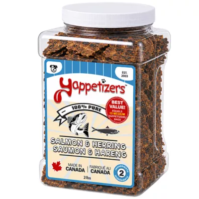 Yappetizers 100% Pure Salmon & Herring Bulk - 2 pounds - Image 1
