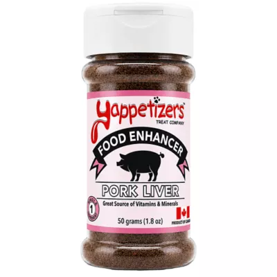 Yappetizers 100% Pure Pork Liver Food Topper - 50g - 4packs - Image 1