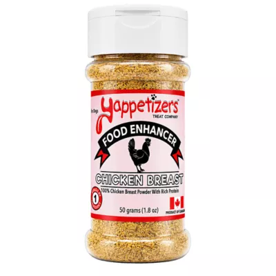 Yappetizers 100% Pure Chicken Breast Food Topper - 50g - 4 packs - Image 1
