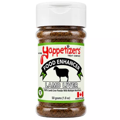Yappetizers 100% Pure Lamb Liver Food Topper - 50g - 4 pack - Image 1