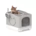 All For Paws Foldable Cat Litter Box W/ Litter Trapping Step & Multiple Access Points- Sand image thumbnail 1