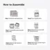 All For Paws Foldable Cat Litter Box W/ Litter Trapping Step & Multiple Access Points- Sand image thumbnail 7