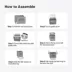 All For Paws Foldable Cat Litter Box W/ Litter Trapping Step & Multiple Access Points--Gray image thumbnail 7
