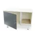 All For Paws Enclosed Furniture Style Cat Litter Box W/ Built-In litter Trapping Step image thumbnail 2