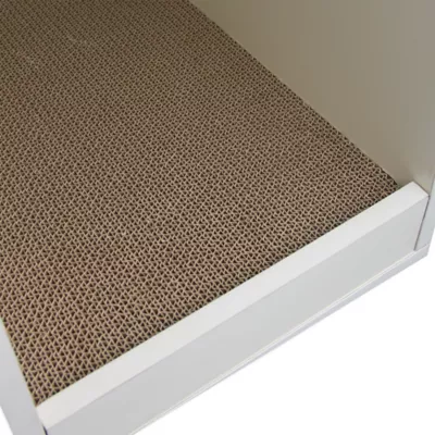 All For Paws Enclosed Furniture Style Cat Litter Box W/ Built-In litter Trapping Step - Image 3