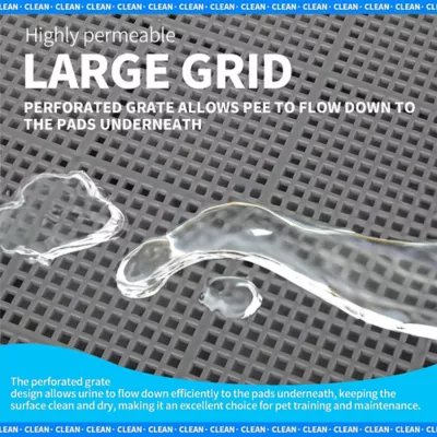 All For Paws Dog Pee Pad Holder W/ Removable Pee Post, High-Sided Walls, & Secure Clamp - Image 3