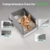 All For Paws High Sided Cat Litter Box W/ Hanging Litter Scoop, XL Size Suitable For All Breeds image thumbnail 3