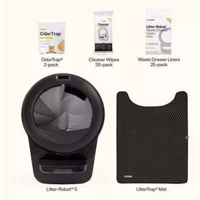 Whisker Litter-Robot® 5 with Core Accessories Bundle - Image 2