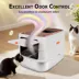 All For Paws Multi-Entry Hooded Cat Litter Box W/ Litter Scoop, Non-Slip Feet & Anti-Tracking Mat image thumbnail 4