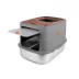 All For Paws Multi-Entry Hooded Cat Litter Box W/ Litter Scoop, Non-Slip Feet & Anti-Tracking Mat image thumbnail 1