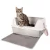 All For Paws Stainless Steel Cat Litter Pan W/ Detachable High-Sided Hood & Litter Scoop image thumbnail 1