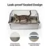 All For Paws Stainless Steel Cat Litter Pan W/ Detachable High-Sided Hood & Litter Scoop image thumbnail 2