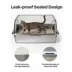 All For Paws Stainless Steel Cat Litter Pan W/ Detachable High-Sided Hood & Litter Scoop image thumbnail 2