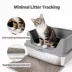 All For Paws Stainless Steel Cat Litter Pan W/ Detachable High-Sided Hood & Litter Scoop image thumbnail 3