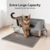 All For Paws Stainless Steel Cat Litter Pan W/ Detachable High-Sided Hood & Litter Scoop image thumbnail 5
