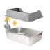 All For Paws Stainless Steel Cat Litter Pan W/ Detachable High-Sided Hood & Litter Scoop image thumbnail 6