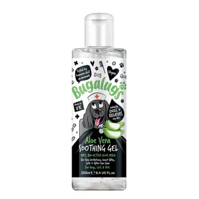 Bugalugs Aloe Vera Soothing Gel for Dogs & Cats, Soothes Irritated Skin, 8.4 fl oz - Image 1