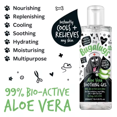 Bugalugs Aloe Vera Soothing Gel for Dogs & Cats, Soothes Irritated Skin, 8.4 fl oz - Image 5
