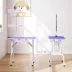 PawHut Foldable Pet Grooming Table for Dogs & Cats with Adjustable Arm, Non-slip Surface image thumbnail 3