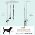 PawHut Adjustable Pet Grooming Arm, with Clamp, Haunch Holders & Grooming Loop - Sliver image thumbnail 3