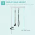 PawHut Adjustable Pet Grooming Arm, with Clamp, Haunch Holders & Grooming Loop - Sliver image thumbnail 5