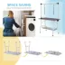 PawHut Foldable Dog Grooming Table with Adjustable Grooming Arms, Storage Shelf image thumbnail 6